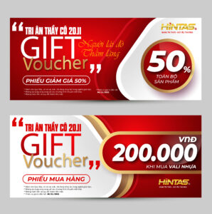 TRI ÂN THẦY CÔ TẶNG VOUCHER Ý NGHĨA